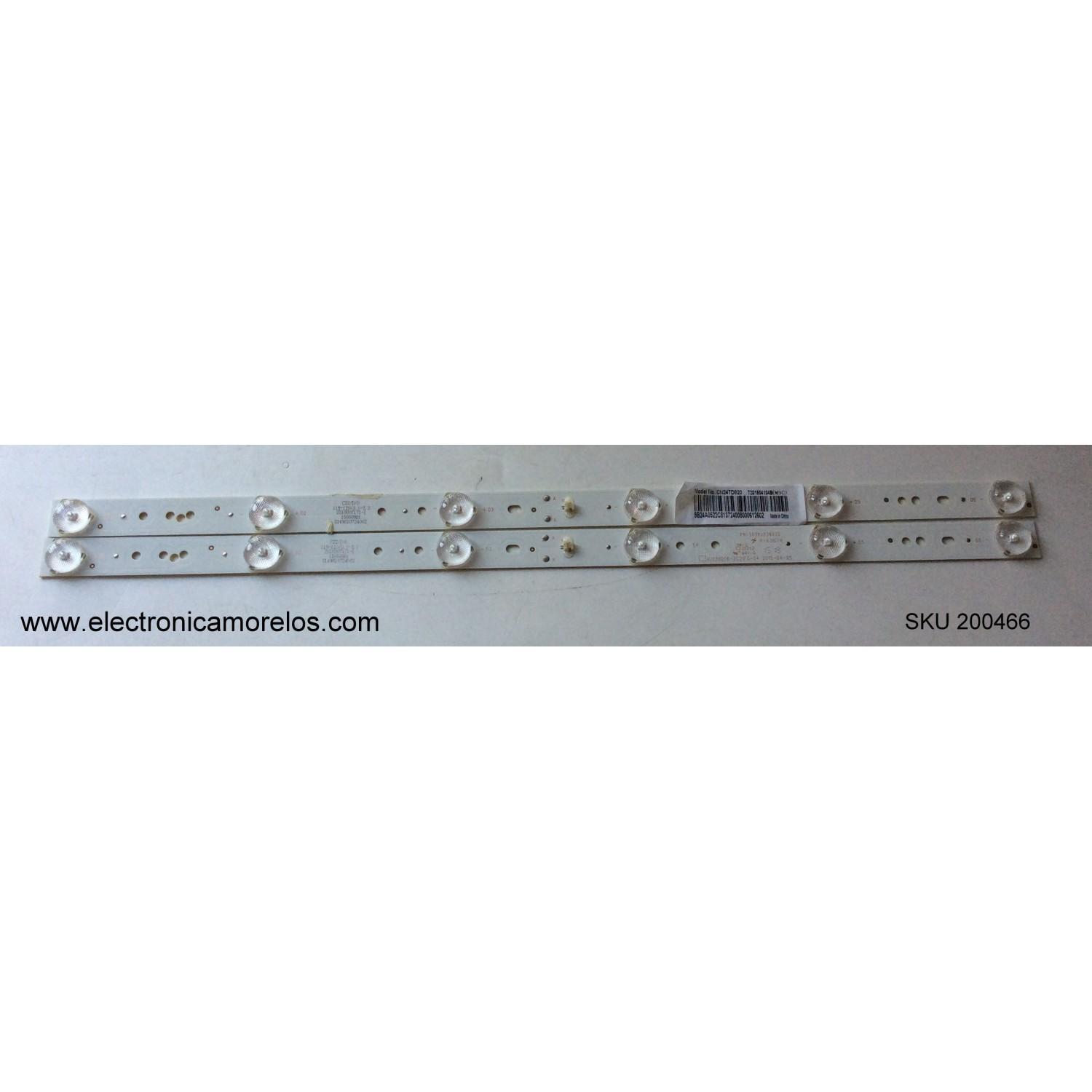 KIT DE LED PARA TV / XJ23D06-ZC21FG-04 / 303XJ236035 / T201504104B / CN24TD820